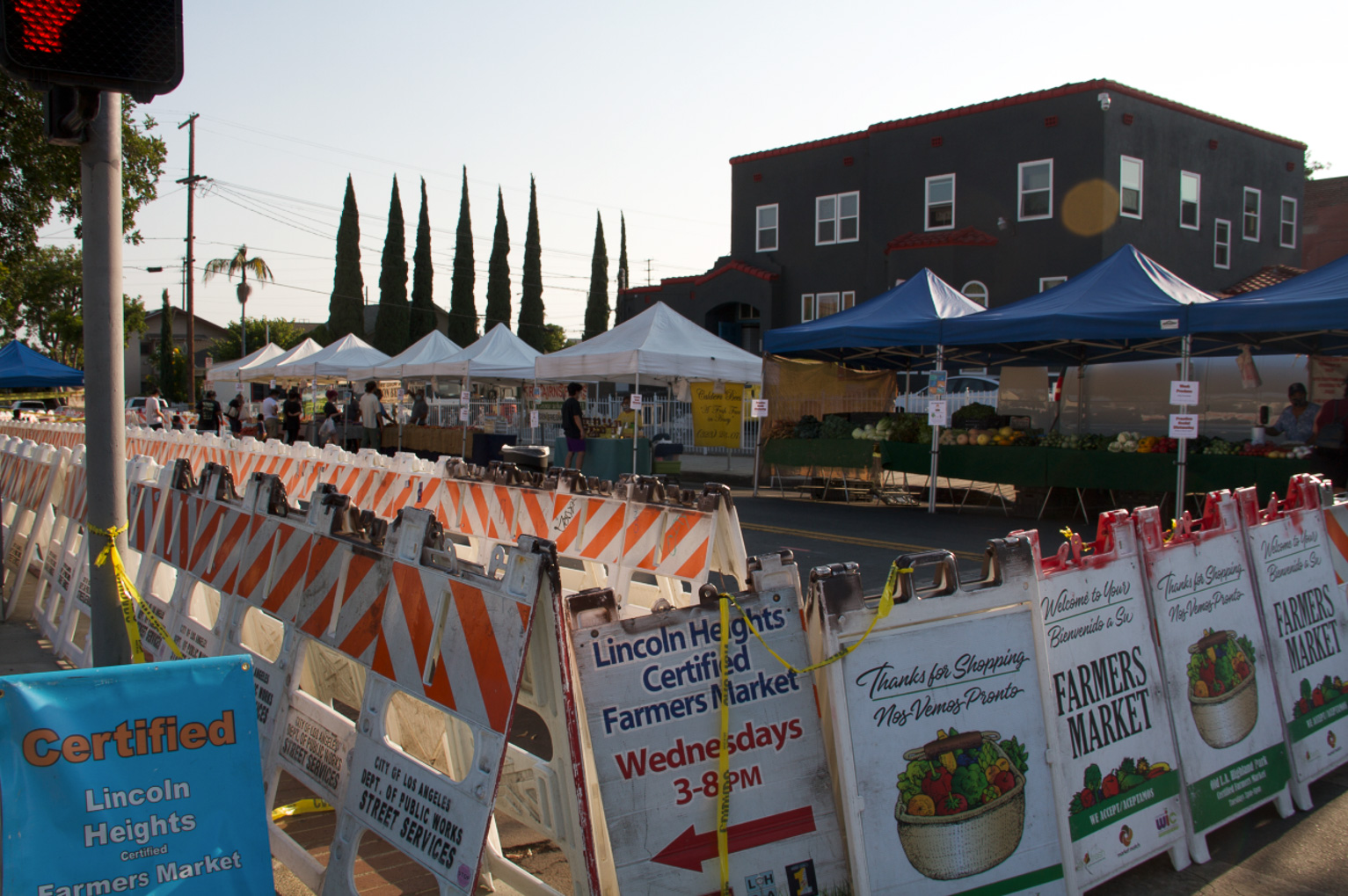 Lincoln Heights Certified Farmers Market on N Broadway, Wednesdays 3–8PM